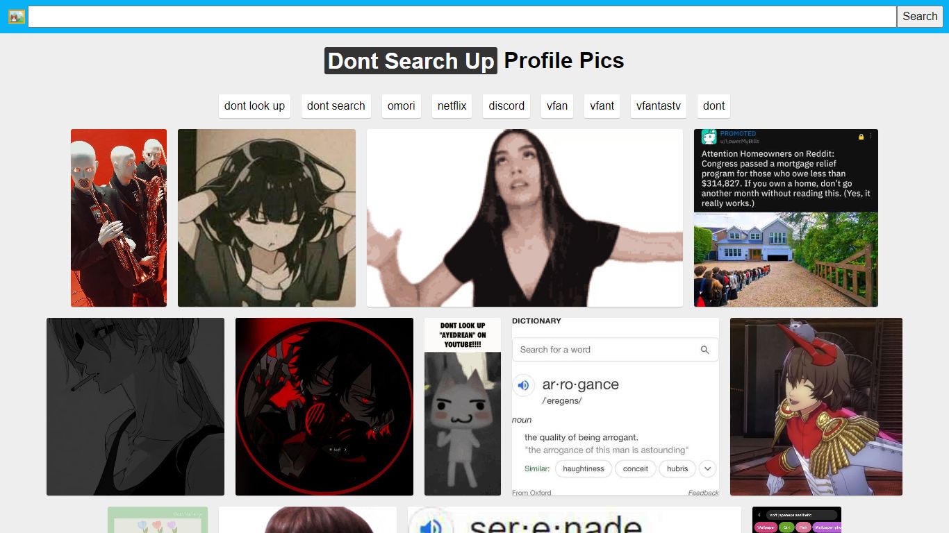 Dont Search Up PFP - Dont Search Up Profile Pics
